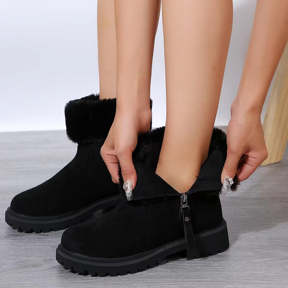 Warm Plush Winter Boots
