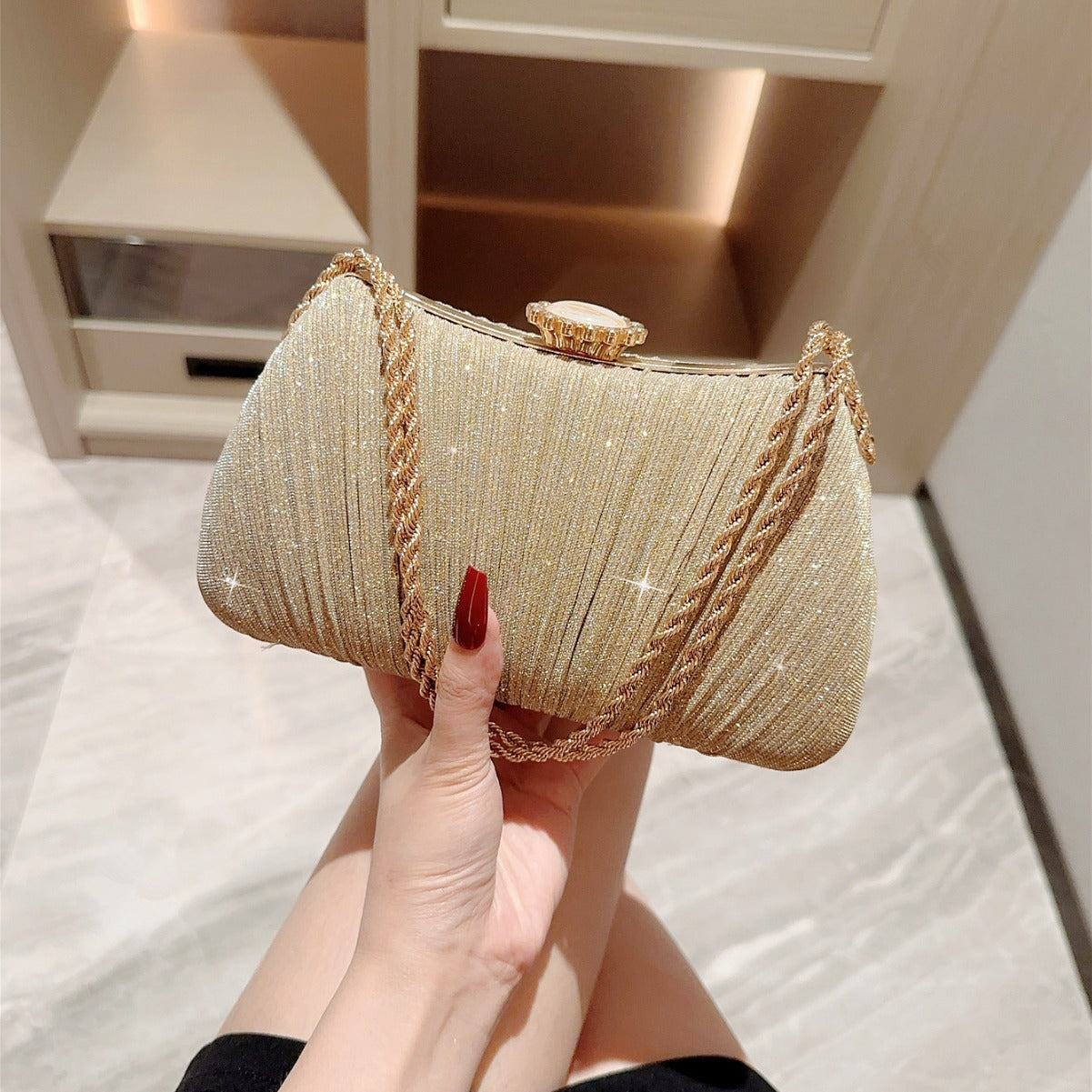Gold Evening Clutch