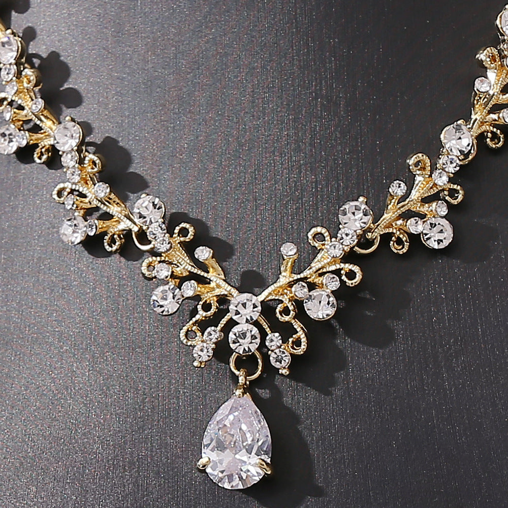 Rhinestone Zircon Jewlery set