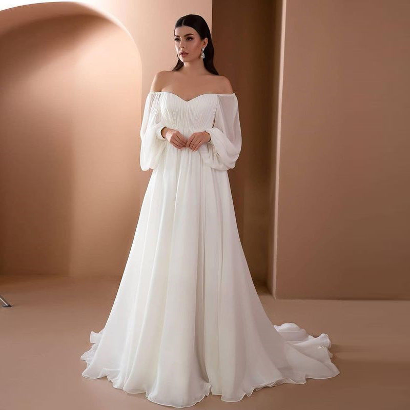 Slim Solid Color Long Dress