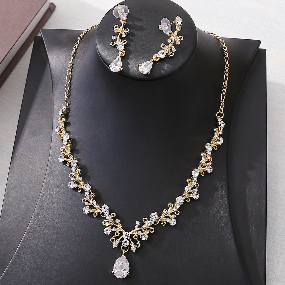 Rhinestone Zircon Jewlery set