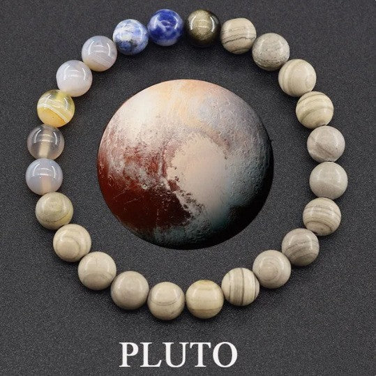 Fashion Jewelry 10 Mm Stone Universe Energy Beads Bracelet