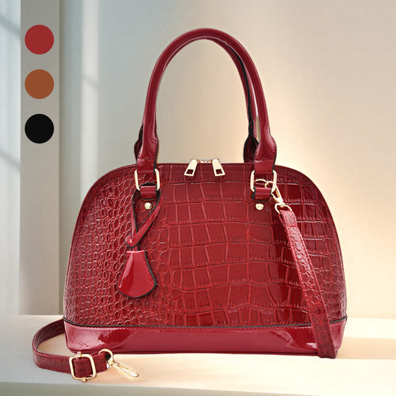 Large Capacity Shiny Shoulder Bag