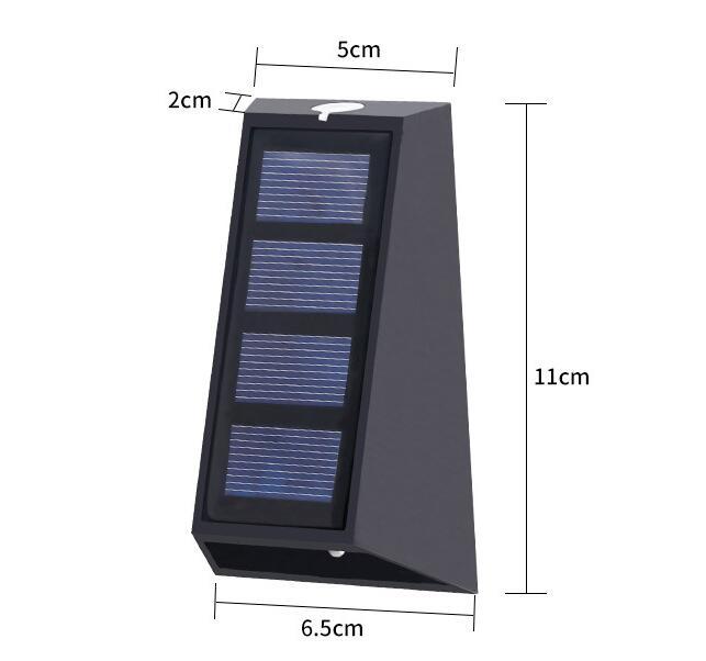 Outdoor Solar Wall Lamp RGB
