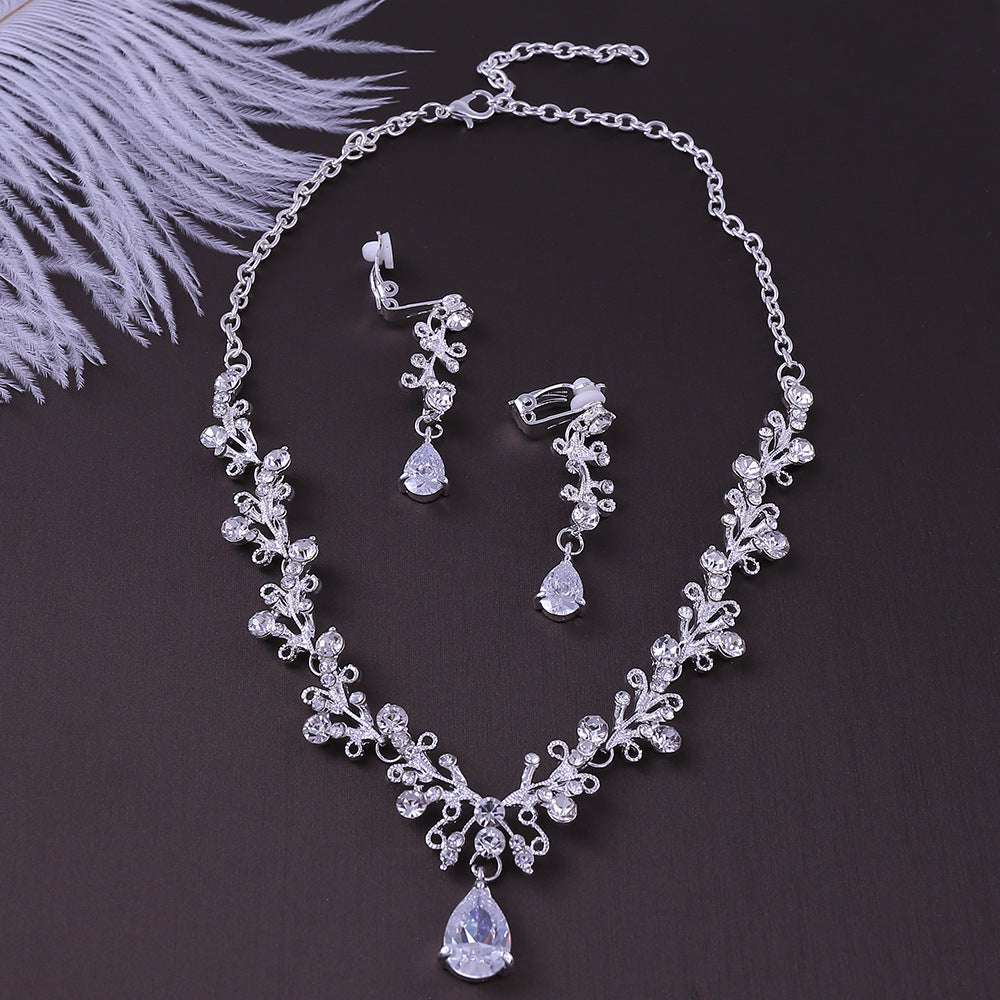 Rhinestone Zircon Jewlery set