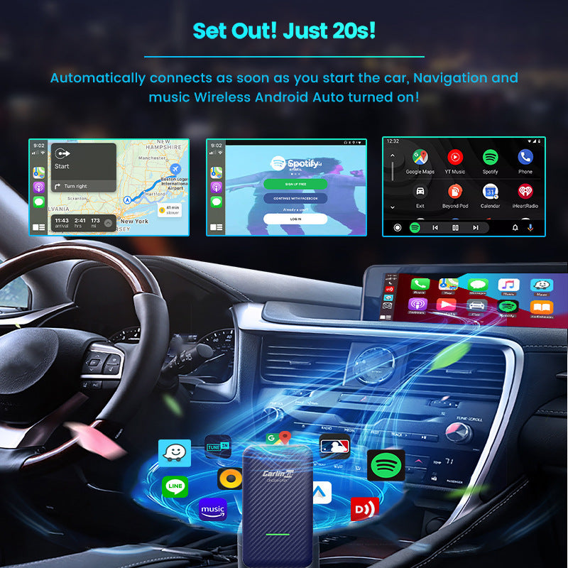 Wireless Android Auto Carplay Original Screen Car Navigation Box