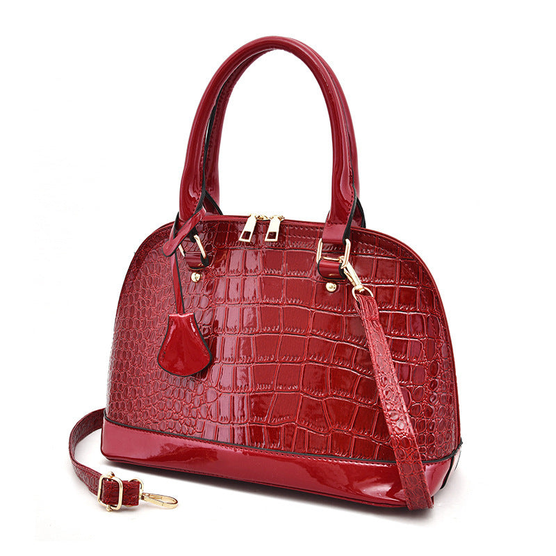 Large Capacity Shiny Shoulder Bag