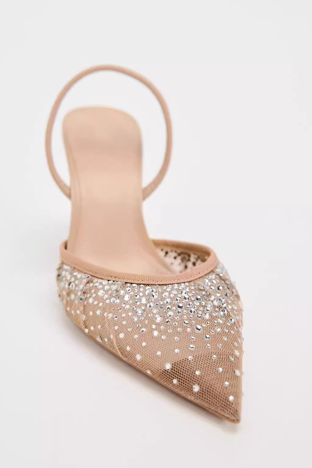 Mesh High Heels