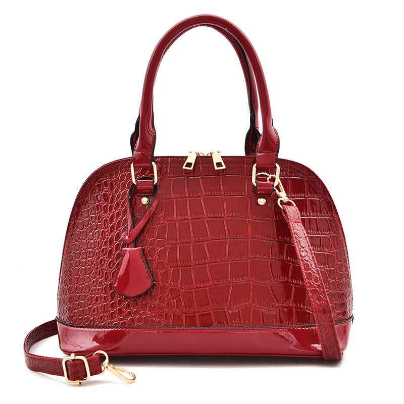 Large Capacity Shiny Shoulder Bag