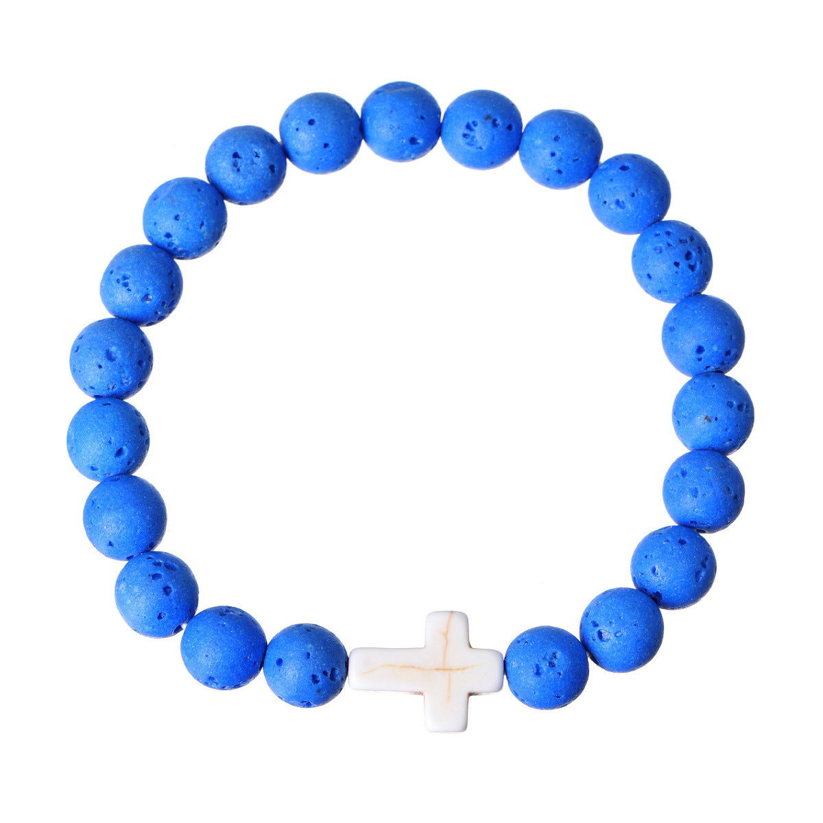 Cross Beaded Bracelet