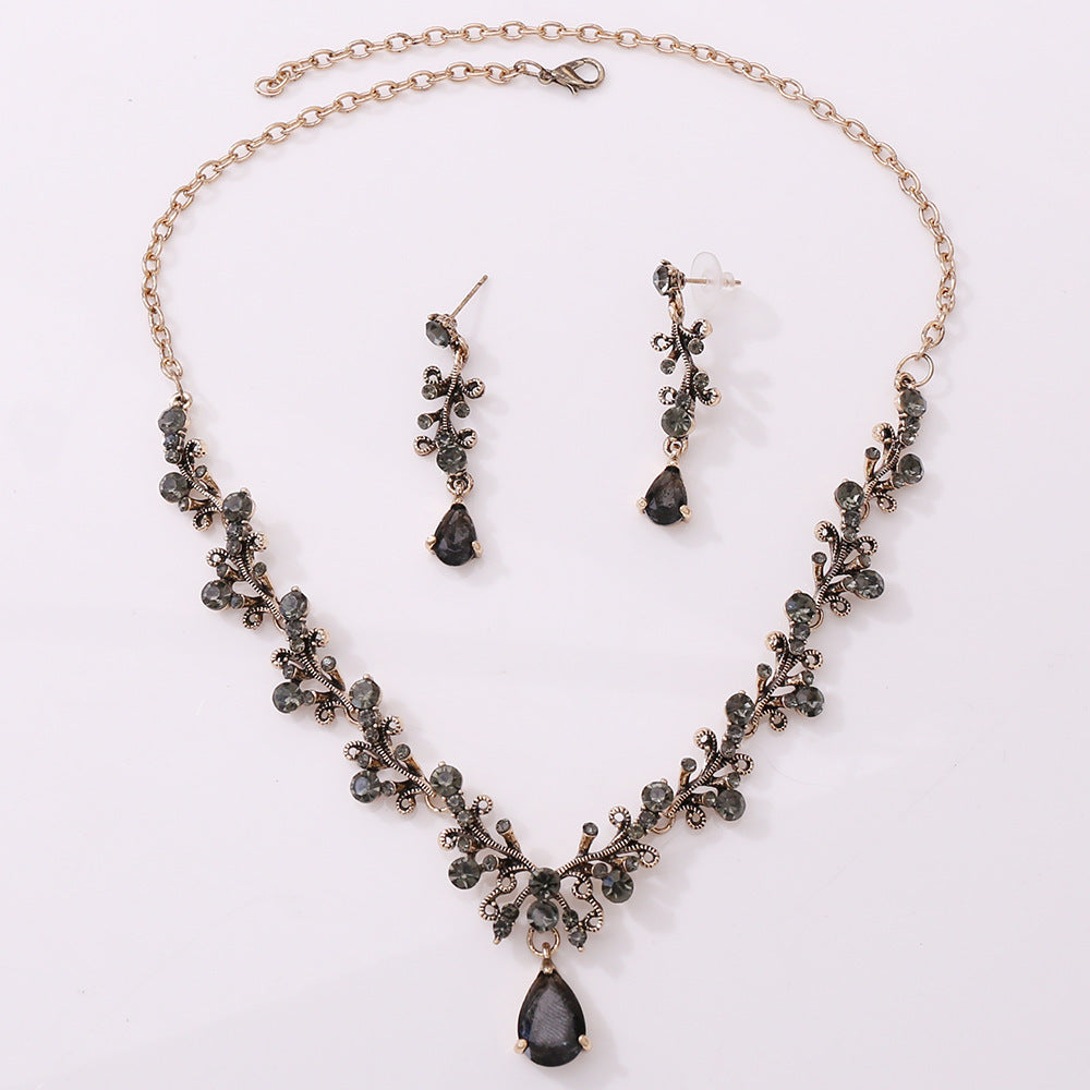 Rhinestone Zircon Jewlery set