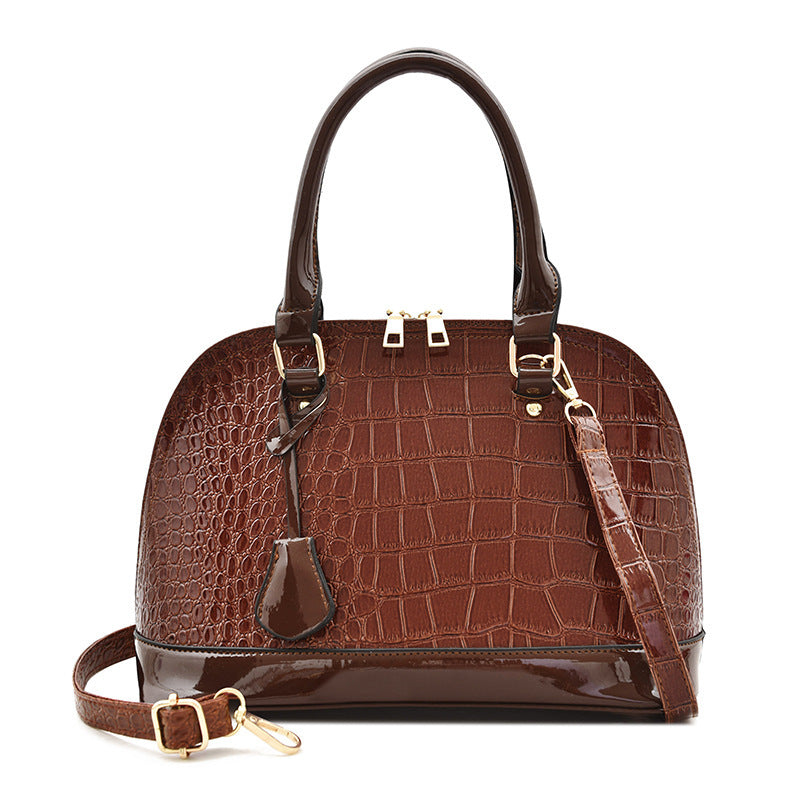 Large Capacity Shiny Shoulder Bag