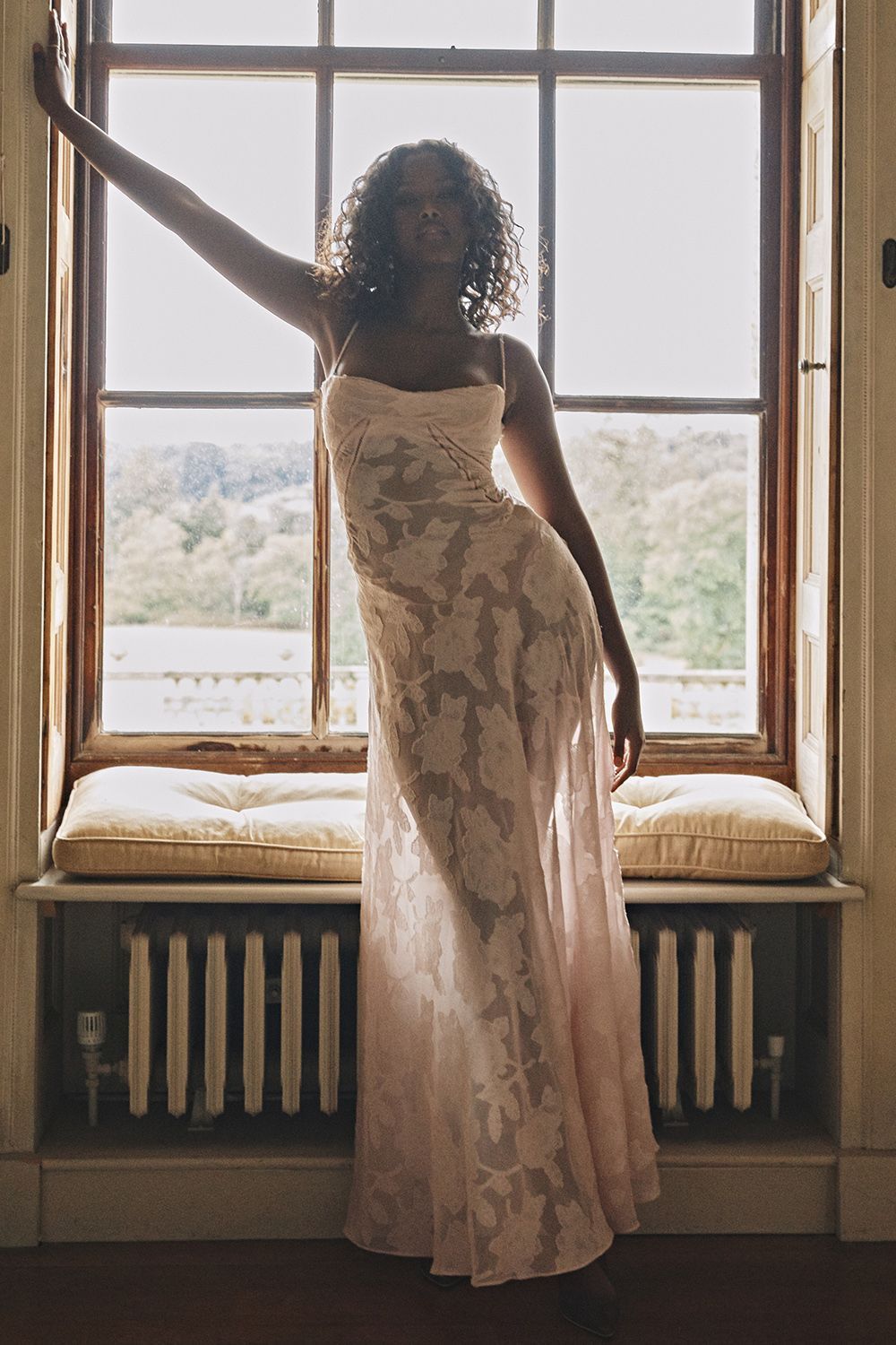 Sexy Flowers Lace Suspender Dress