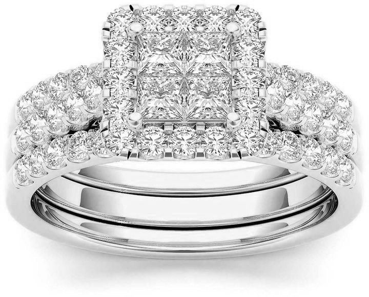 Gold-plated Inlaid Zircon Ring