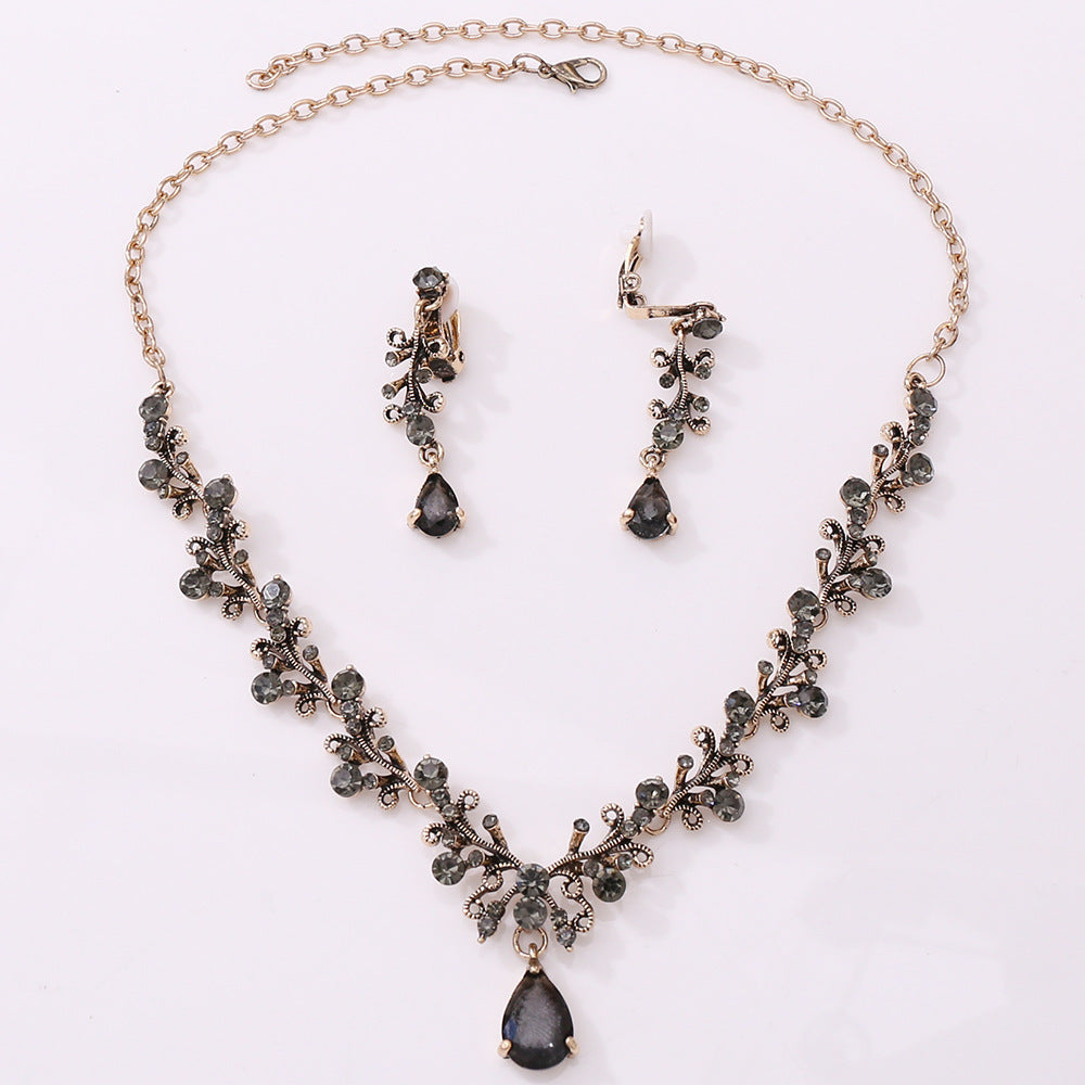 Rhinestone Zircon Jewlery set