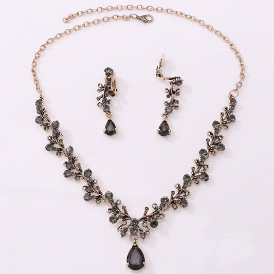 Rhinestone Zircon Jewlery set