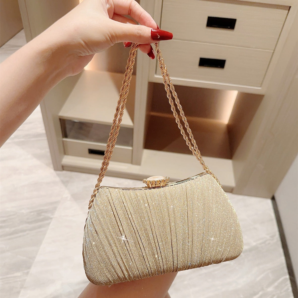 Gold Evening Clutch