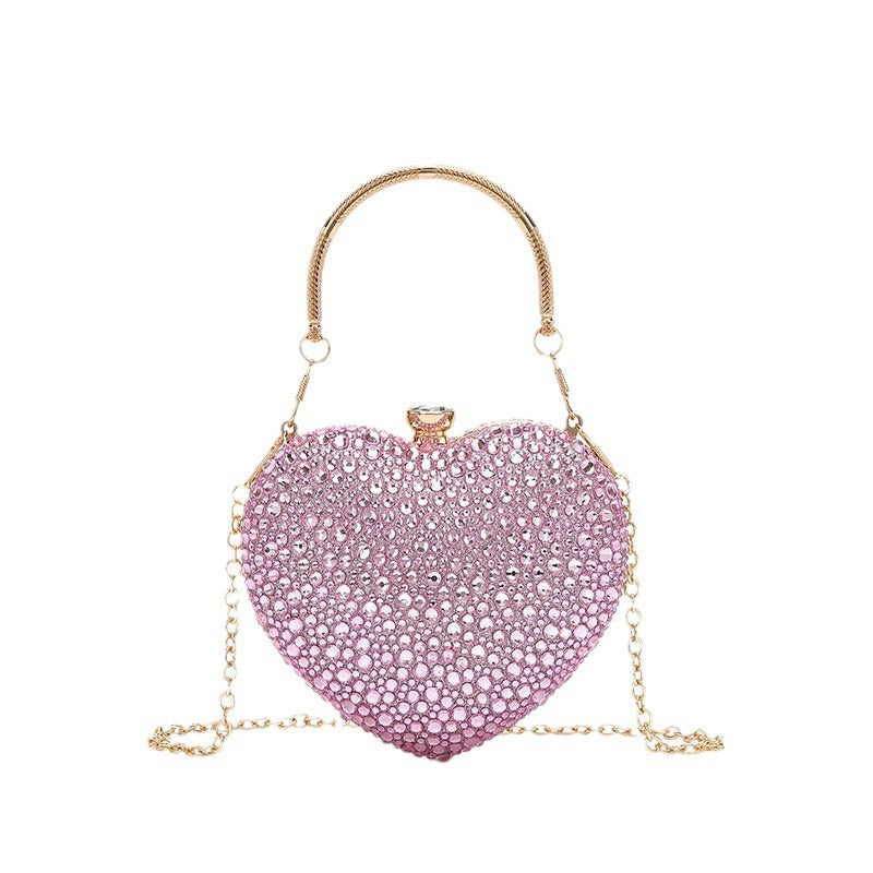 Fashion Chain Diamond-encrusted Handbag