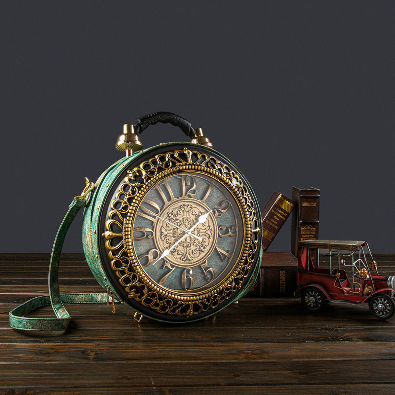 Hand-carrying Clock Style Clutch