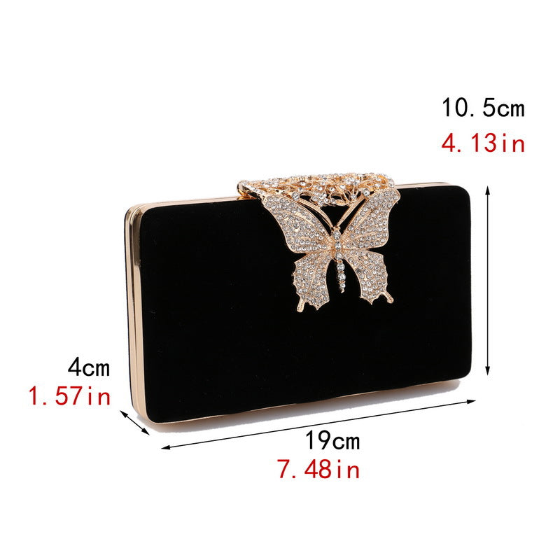Velvet Clutch Evening Bag