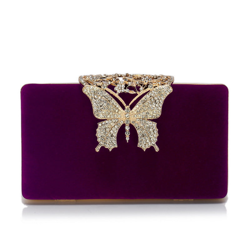 Velvet Clutch Evening Bag