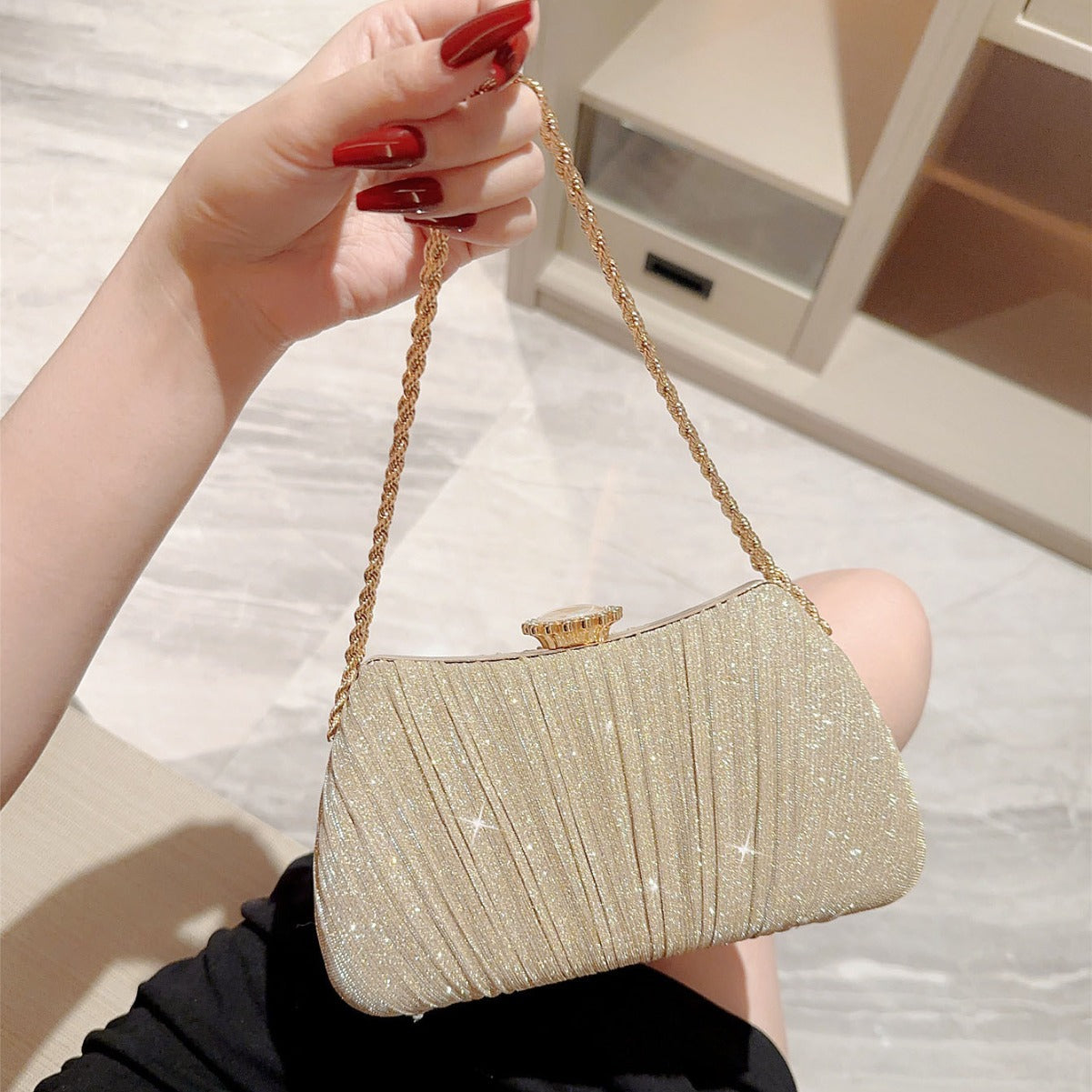 Gold Evening Clutch