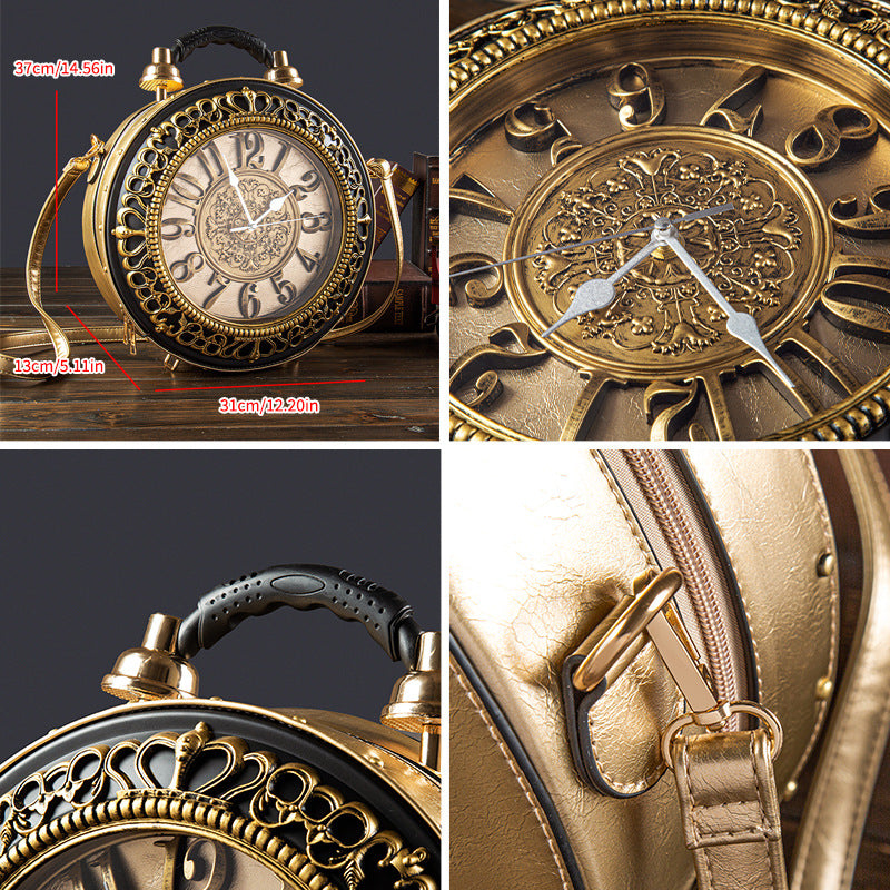 Hand-carrying Clock Style Clutch