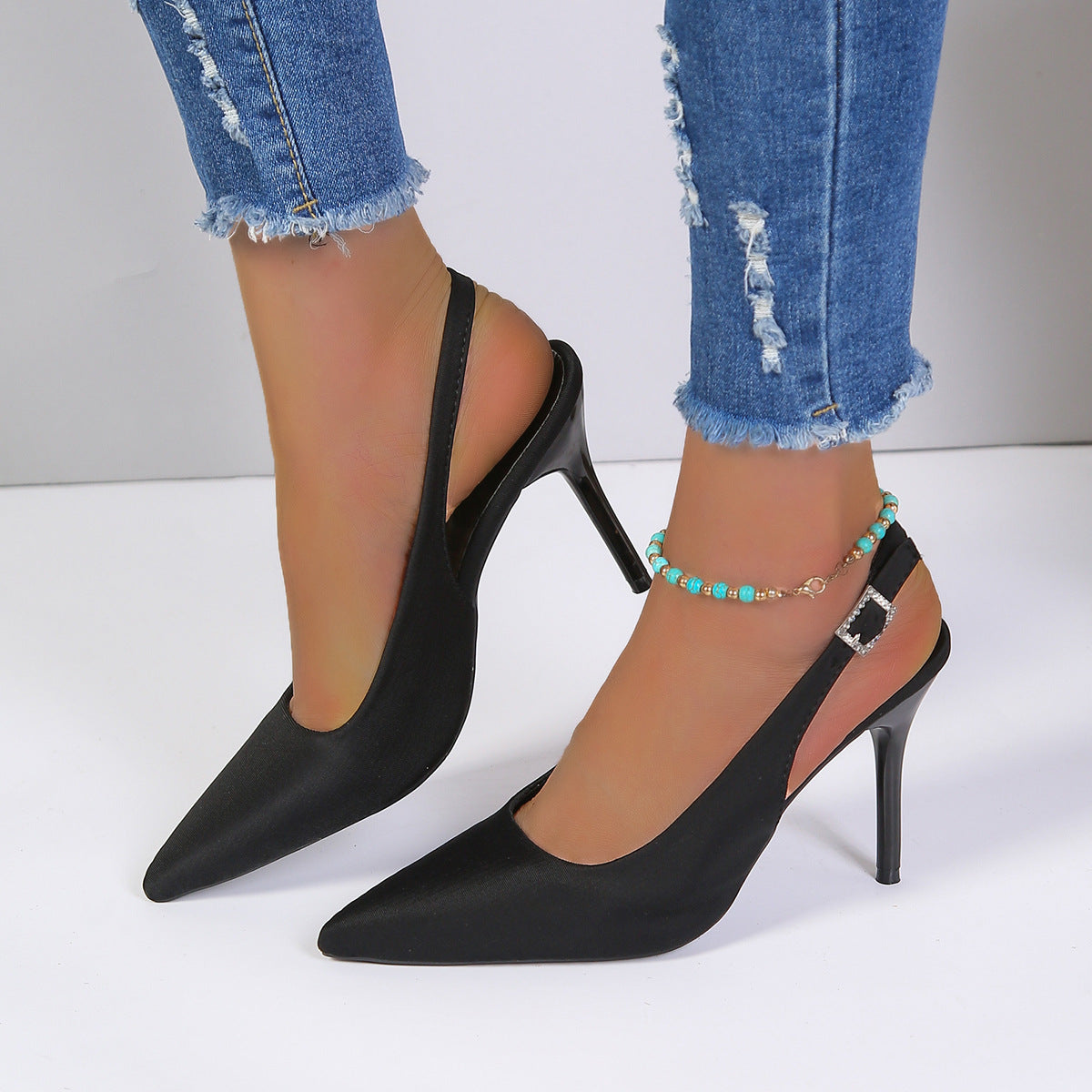 High Heel Sandals Closed Toe