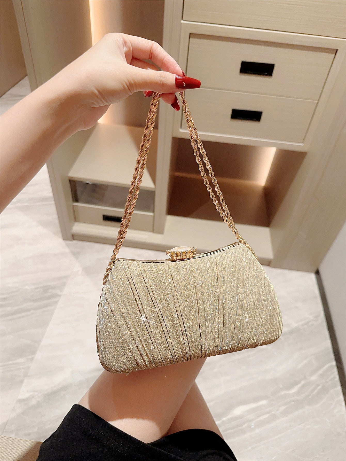 Gold Evening Clutch