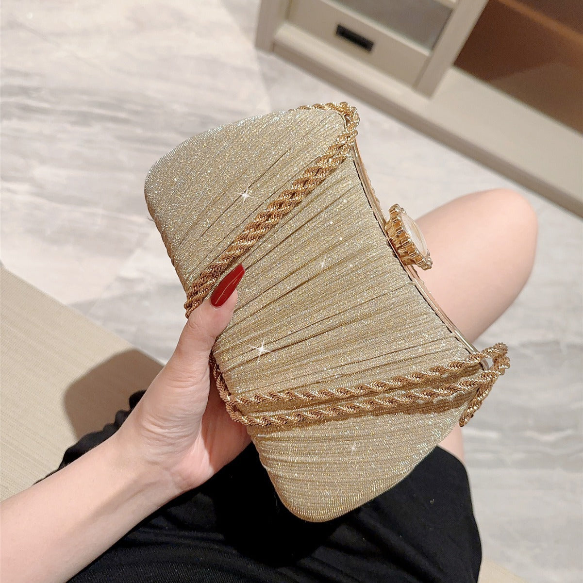 Gold Evening Clutch