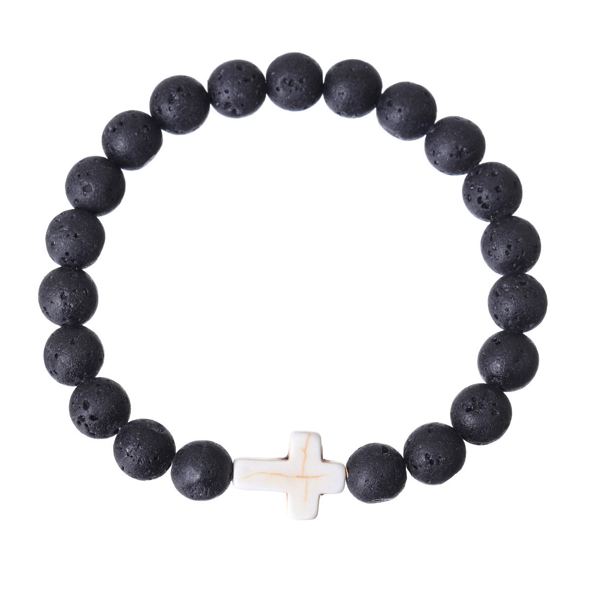 Cross Beaded Bracelet