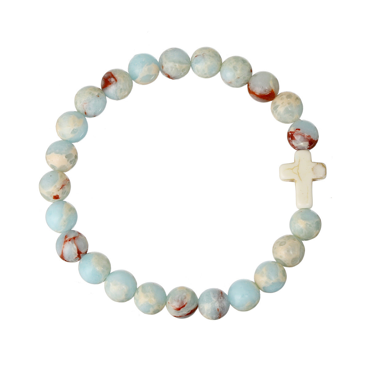 Cross Beaded Bracelet