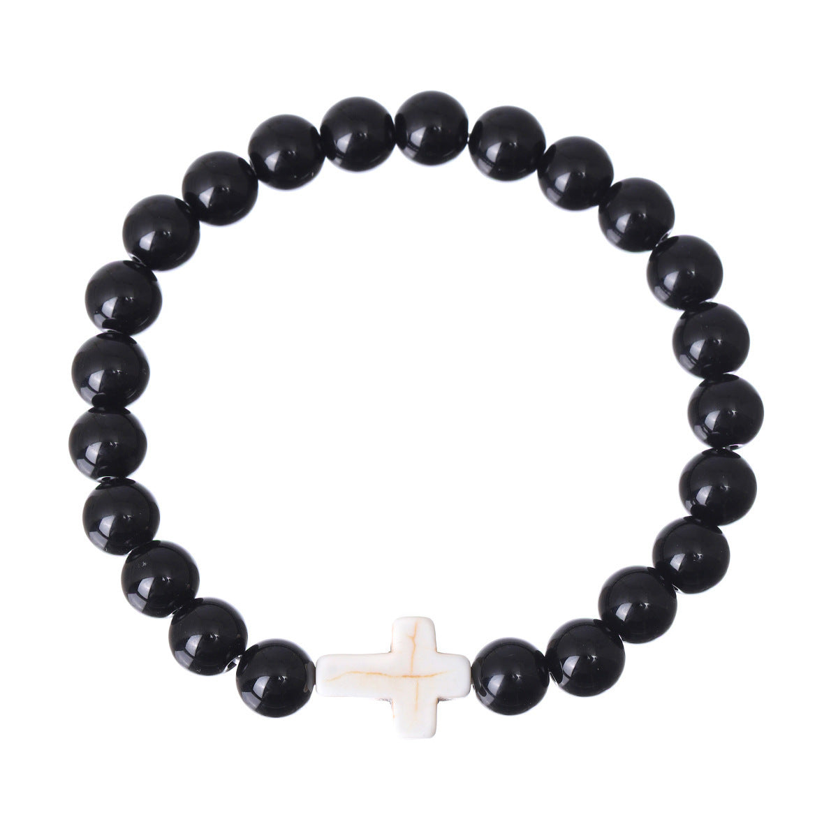 Cross Beaded Bracelet