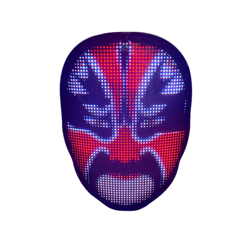 DIY customizable party mask with LED lights for fun and creative celebrations