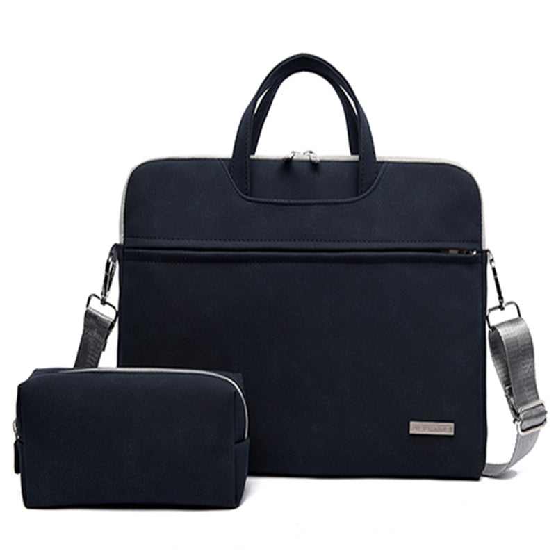 Stylish youbuyforme durable work bag for laptops with detachable pouch for accessories