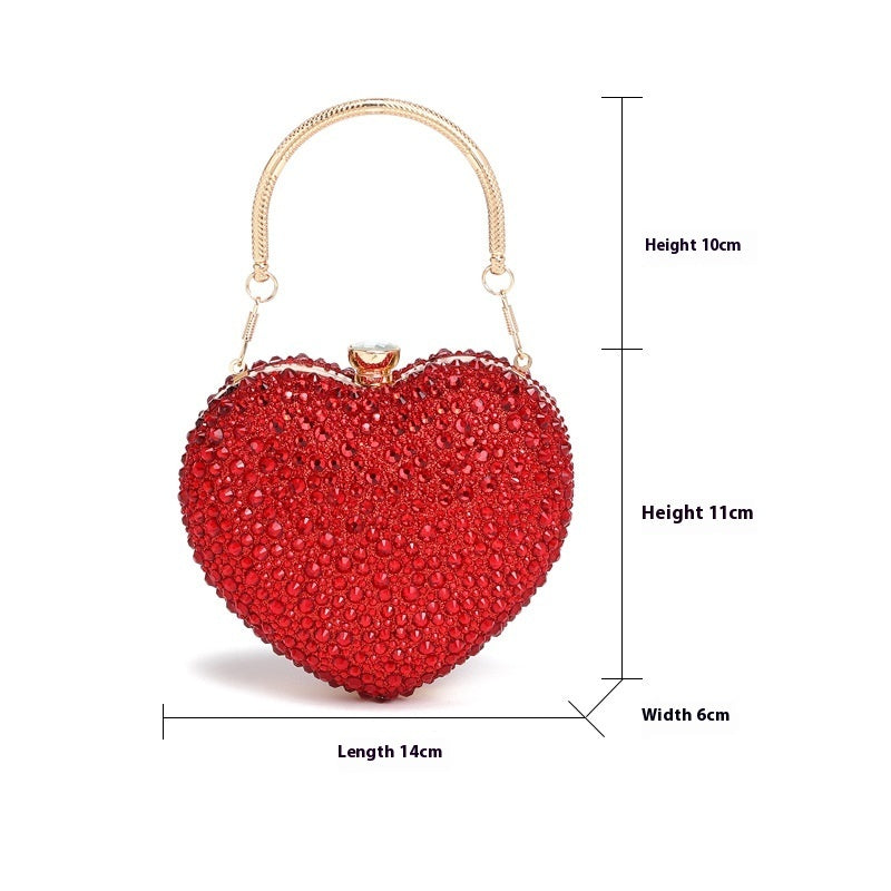 Fashion Chain Diamond-encrusted Handbag