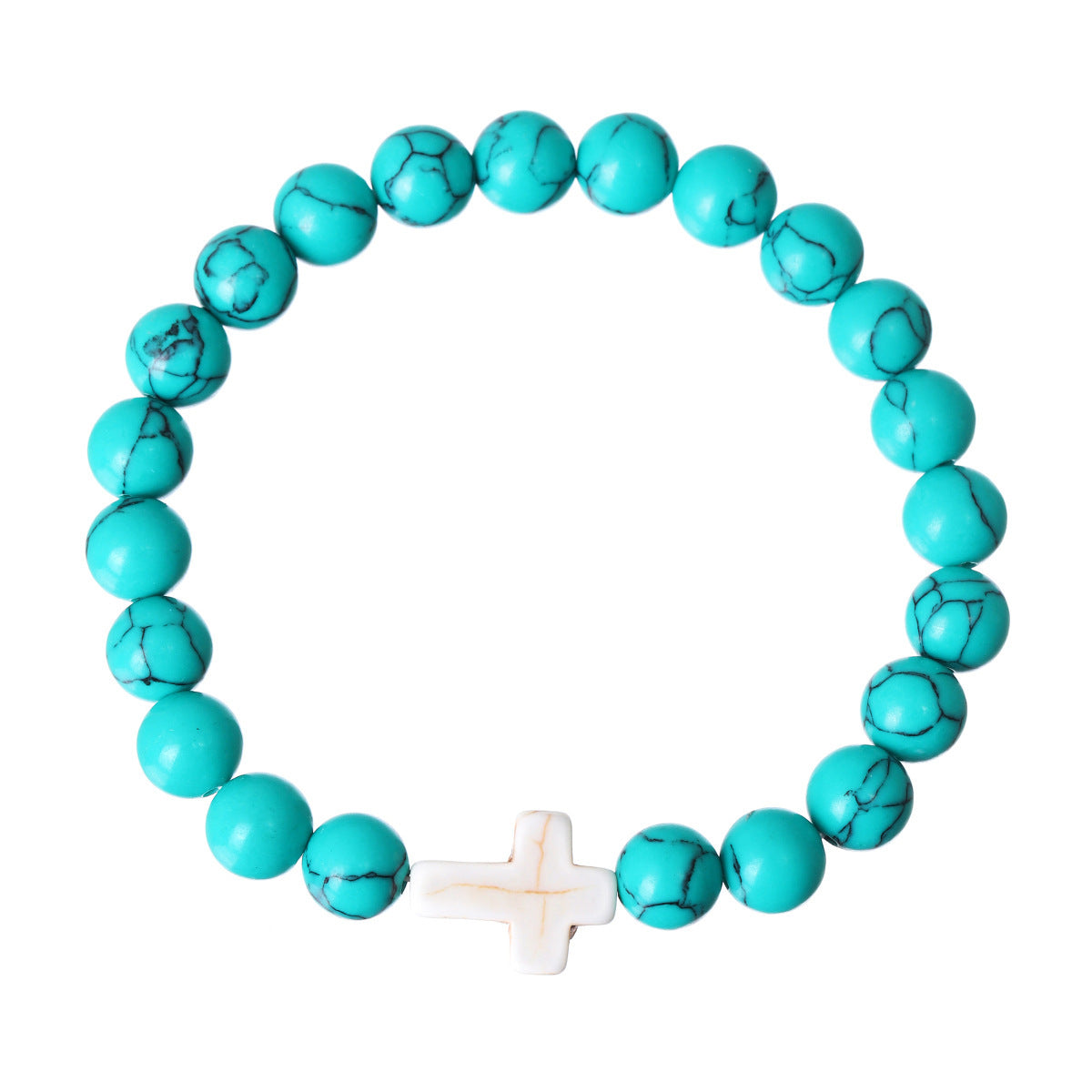 Cross Beaded Bracelet