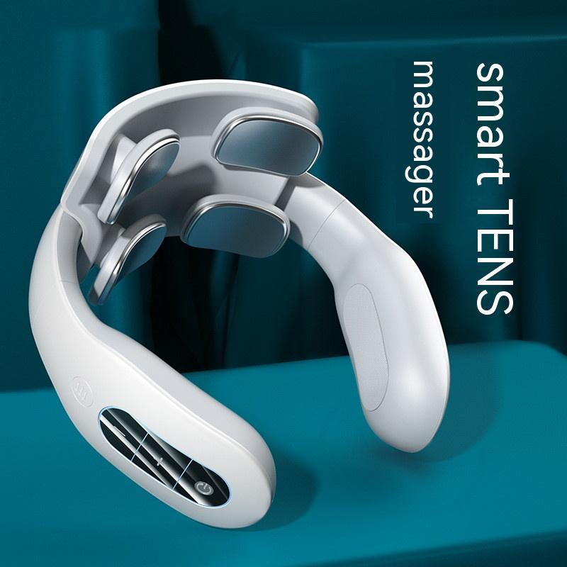Smart TENS electric heating neck massager designed for soothing relief and relaxation