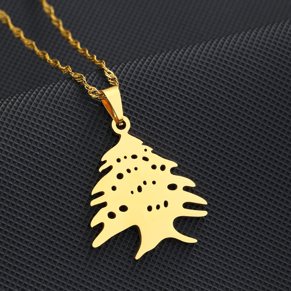 Gold Tree Pendant Necklace from YouBuyForMe with a Unique Design for Nature Lovers