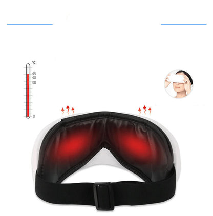 Smart Bluetooth Eye Massager with Heating Function and Adjustable Strap for Relaxation