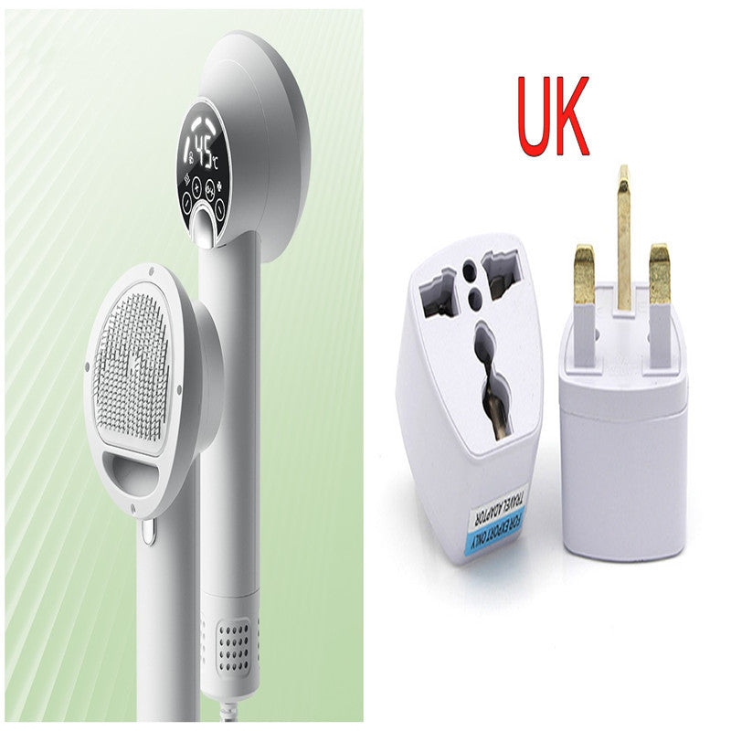 Smart pet hair dryer designed for quick and efficient drying with user-friendly controls